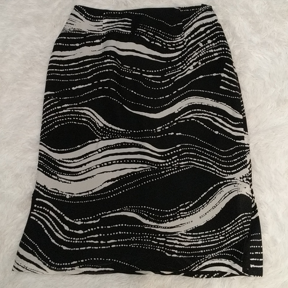 TALBOTS Pure Silk Layered Skirt